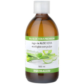 Jus Premium d'Aloe Vera Biologique avec Pulpe 500Ml Equisalud