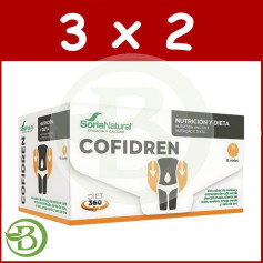 Pack 3x2 Cofidren 15 flacons Soria Natural