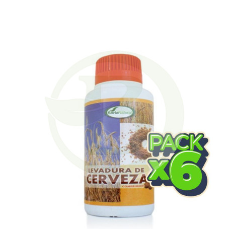 Pack 6x Levadura de Cerveza Comprimidos Soria Natural