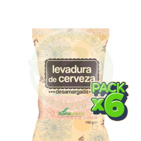 Pack 6x Levadura de Cerveza Bolsa 150Gr. Soria Natural