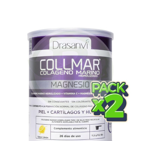 Pack 2x Collmar Magnesio Sabor Limón 300Gr. Drasanvi