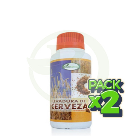 Pack 2x Levadura de Cerveza Comprimidos Soria Natural