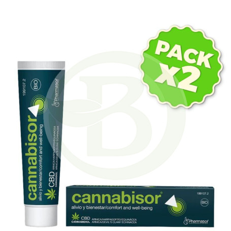 Pack 2x Cannabisor Pomada 60Ml Soria Natural