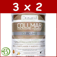 Pack 3x2 Collmar Collagène Marin Curcuma Vanille 300Gr. Drasanvi