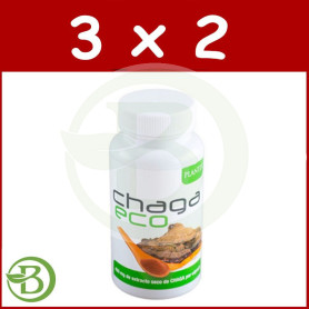 Pack 3x2 Chaga Eco 45 Cápsulas Plantis