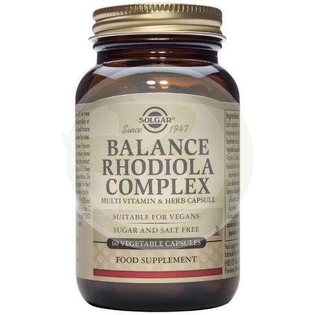 Balance Rodiola Complex 60 Gélules Solgar