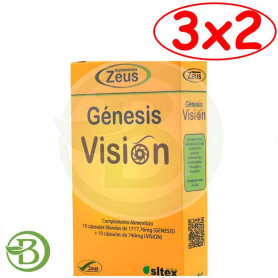 Pack 3x2 Génesis Visión 20 Cápsulas Zeus