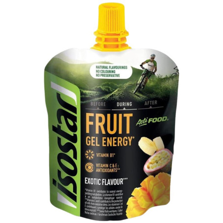 Actifood Gel Énergétique Saveur Exotique 90G Isostar