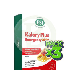 Pack 3x Kalory Plus Emergency 2000 24 Comprimés Esi