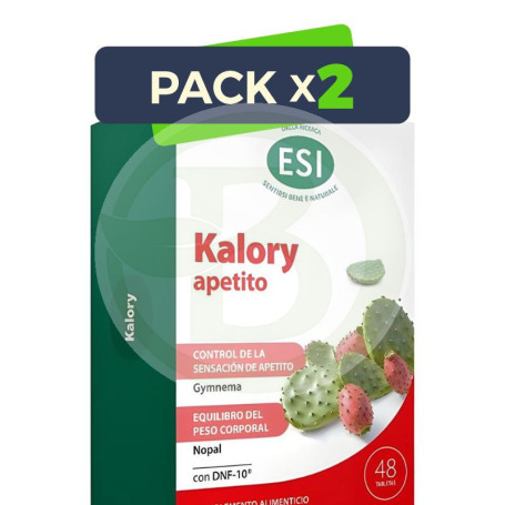 Pack 2x Kalory Apetito 48 Comprimidos Esi
