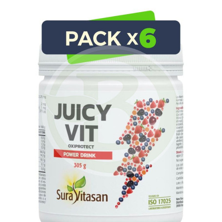 Pack 6x JuicyVit Oxiprotect 305Gr. Sura Vitasan