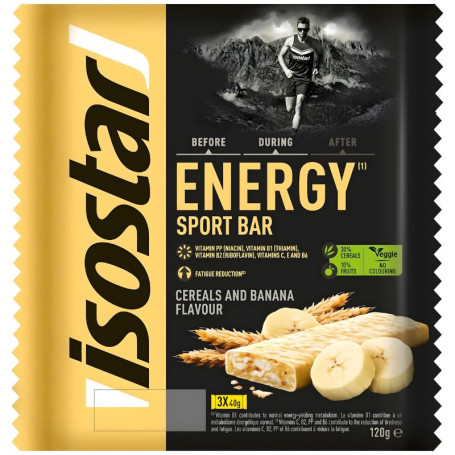 Barre High Energy Goût Banane 3 Unités Isostar