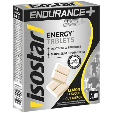 Energy Tablets Goût Citron 24 Comprimés Isostar