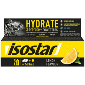 Powertabs Goût Citron 10 Comprimés Effervescents Isostar