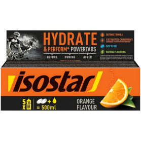 Powertabs Goût Orange 10 Comprimés Effervescents Isostar