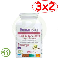 Pack 3x2 Biote Humain 30 Gélules Sura Vitasan