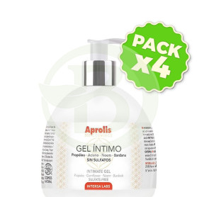 Pack 4x Gel Íntimo con Propóleo 200ml Intersa