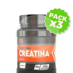 Pack 3x Créatine Creapure 300Gr Megaplus