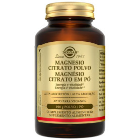 Citrate de magnésium en poudre 108G Solgar