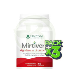 Pack 3x Mirtiven 60 Gélules Natysal