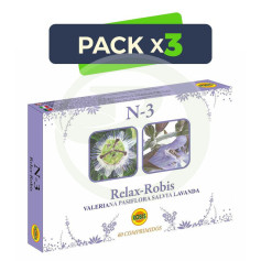Pack 3x Relax Robis N-3 60 Comprimés Robis