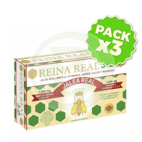 Pack 3x Reina Real 3D 20 Ampollas Robis