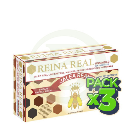 Pack 3x Reina Real Inmunidad 20 Viales Robis