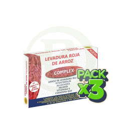 Pack 3x Levure Rouge de Riz Complex 40 Gélules Robis