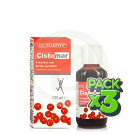 Pack 3x Cistomar Jarabe 125Ml. Marnys