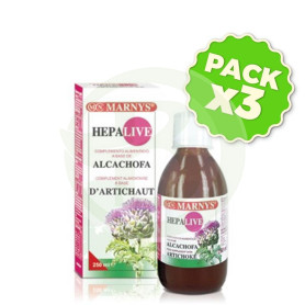 Pack 3x Hepalive 250Ml. Marnys