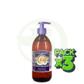 Pack 3x Aceite Puro de Hueso de Albaricoque 500Ml. Marnys