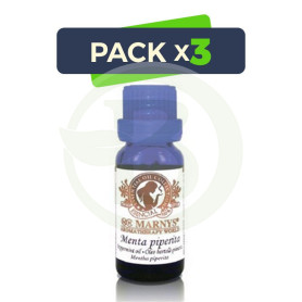 Pack 3x Aceite Esencial de Menta Piperita Marnys