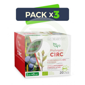Pack 3x Phytalgem CIRC 20 Viales Marnys