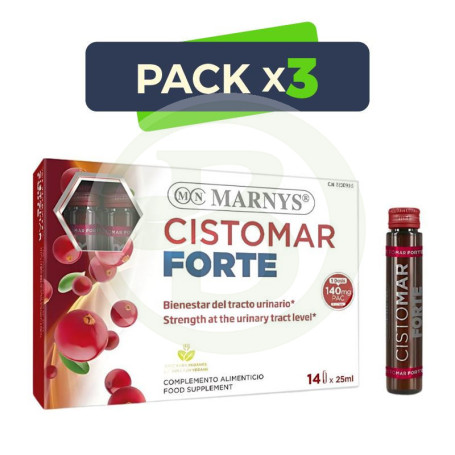 Pack 3x Cistomar Forte 14 Viales Marnys