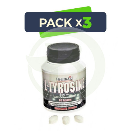 Pack 3x L-Tirosina Health Aid