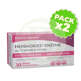 Pack 2x Herbadiges Enzyme 30 Capsulas