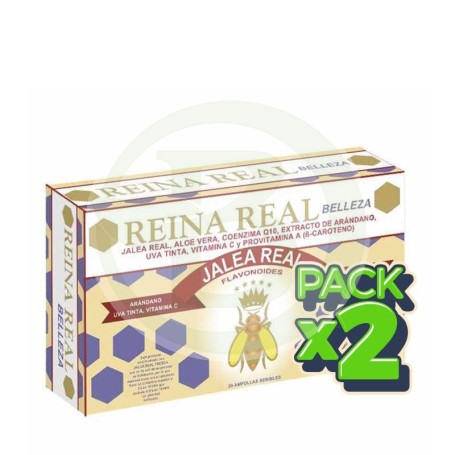 Pack 2x Reina Real Belleza 20 Ampollas Robis