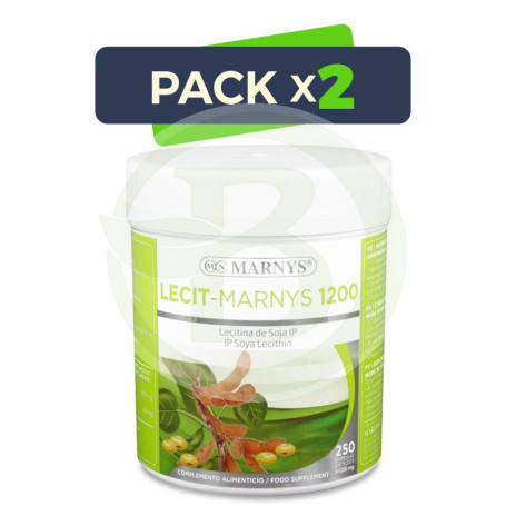 Pack 2x Lecit 250 Cápsulas Marnys