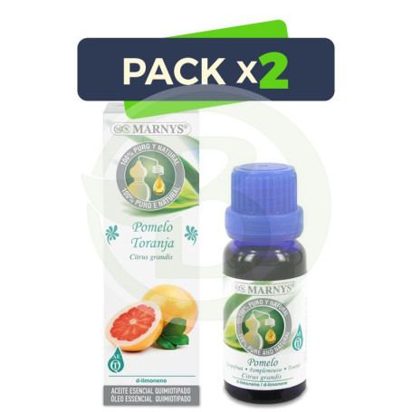 Pack 2x Aceite Esencial Alimentario de Pomelo 15Ml. Marnys