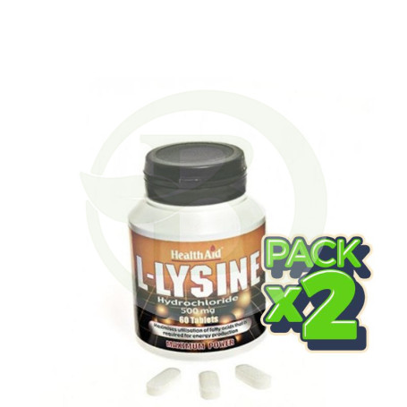 Pack 2x L-Lisina Health Aid