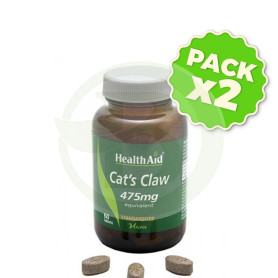Pack 2x Uña de Gato (Uncaria Tomentosa) Health Aid