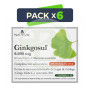 Pack 6x Ginkgosul 6.000Mg. 60 Comprimidos Natysal