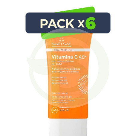 Pack 6x Crema Vitamina C Fps50+ 50Ml Natysal