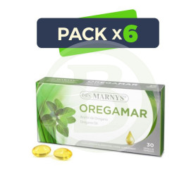 Pack 6x Oregamar 30 Cápsulas Marnys