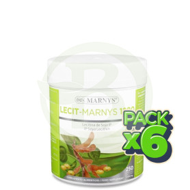 Pack 6x Lecit 250 Cápsulas Marnys
