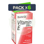 Pack 6x Vitamina E Natural 200UI Health Aid