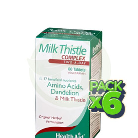 Pack 6x Cardo Mariano Complex 60 Comprimidos Health Aid