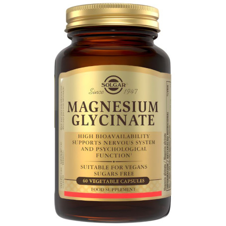 Magnésium Bisglycinate 60 Gélules Solgar