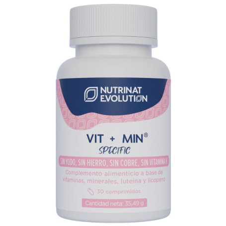 Vit+Min Specific 30 Comprimés Nutrinat Evolution