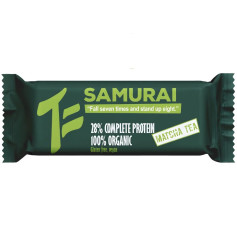 Barre Biologique Protéinée au Thé Matcha Samurai 50G Maya Organic